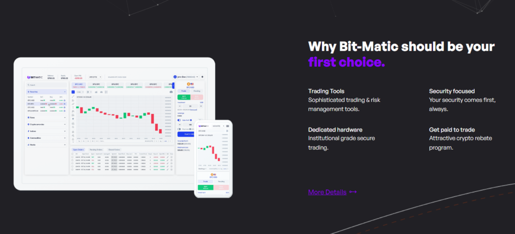 Bit Matic trading platform Bit Matic trading platform