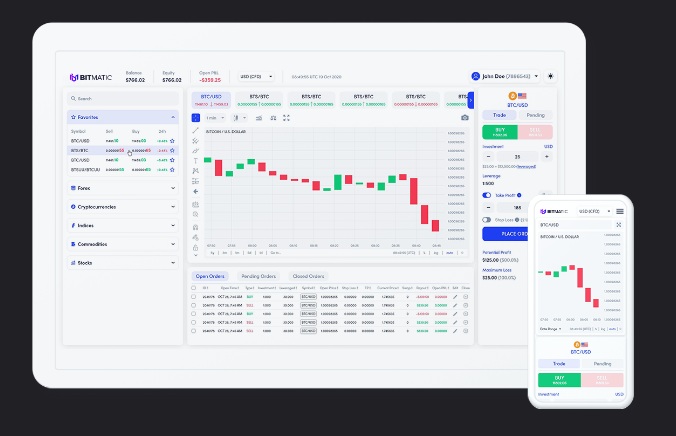 Bit Matic web trader Bit Matic web trader
