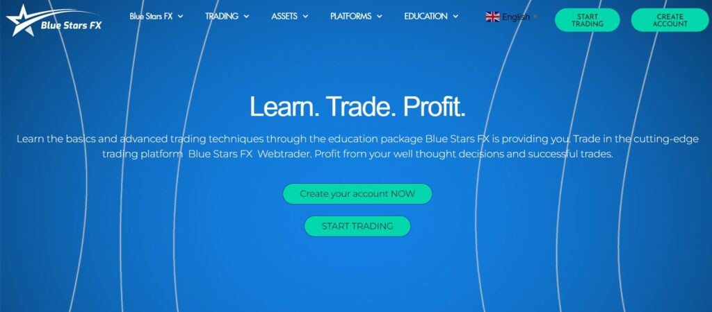 Blue Stars FX website Blue Stars FX website