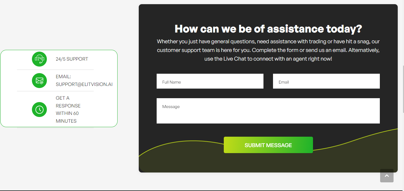 EliteVision Customer Support EliteVision Customer Support