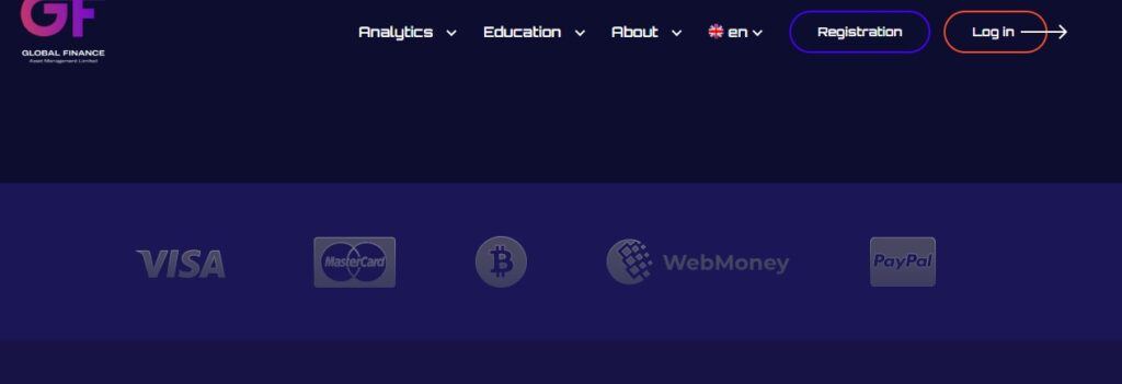 Global Finance Limited Payment Methods Global Finance Limited Payment Methods